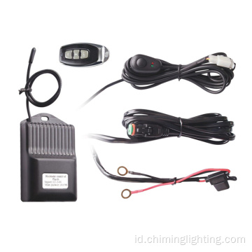 12-24V Jarak Jauh 100m Remote Control Blitz Flash Car LED Light Wire Harness Untuk 1 Lampu